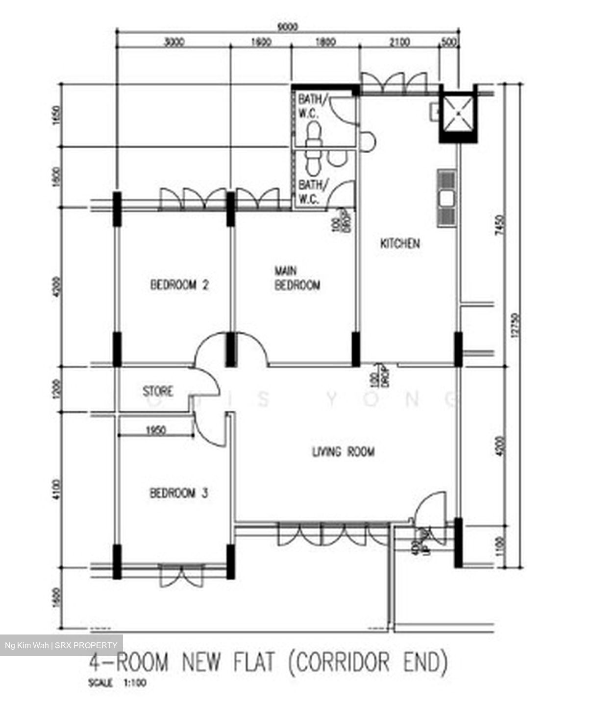 Blk 124 Yishun Street 11 (Yishun), HDB 4 Rooms #563793521